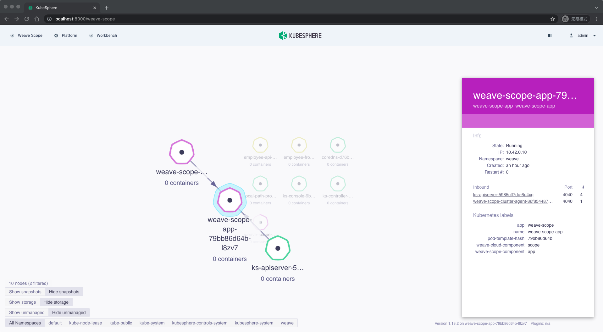 weave-scope-dashboard